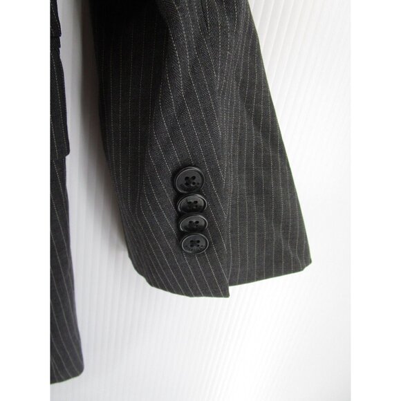Tommy Hilfiger Jacket 40 Short Blazer Wool Sport Coat Business Striped - Picture 3 of 13